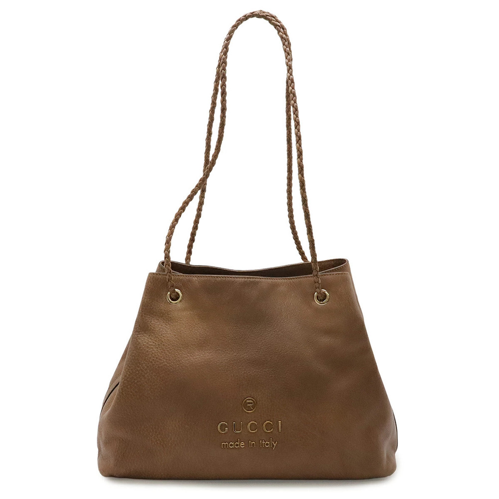 Gucci Shoulder Bag Hobo Tote Brown